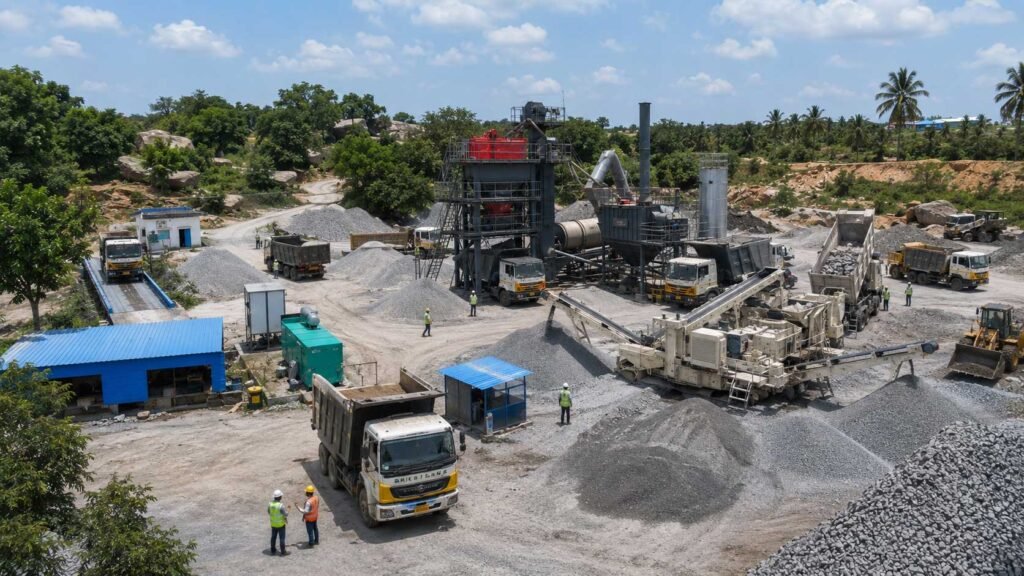 Kuppam BT Plant and Mobile Crusher: Integrated Material Production for Road Infrastructure